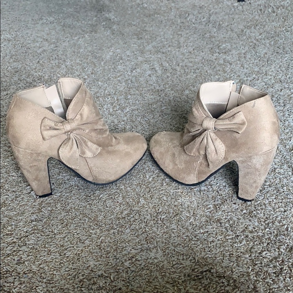 Bootie heels